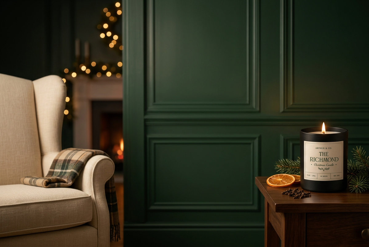 Christmas interior background for the atmosphere banner